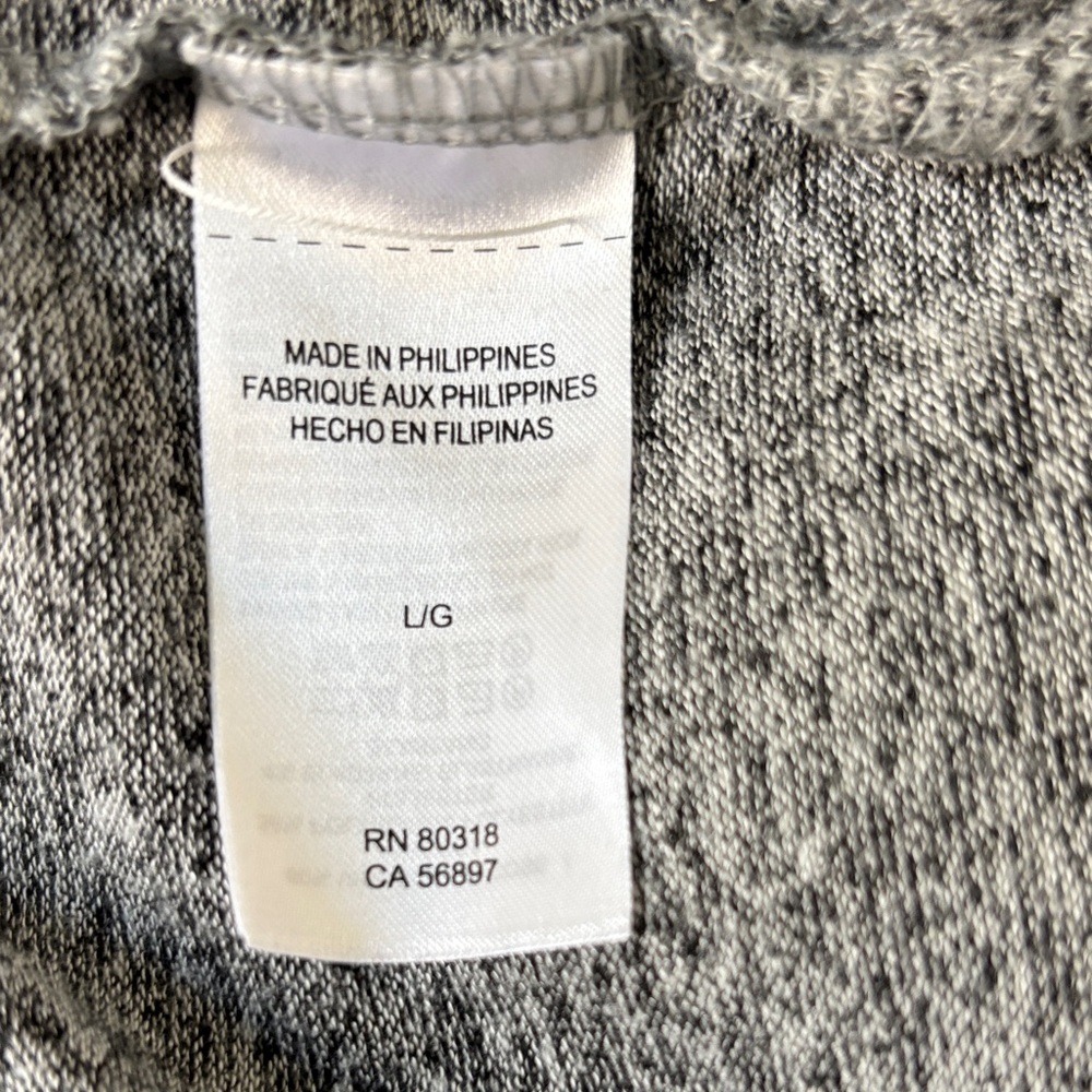 Lucky Brand Heather Gray V-Neck Sweater - Picture 4 of 5